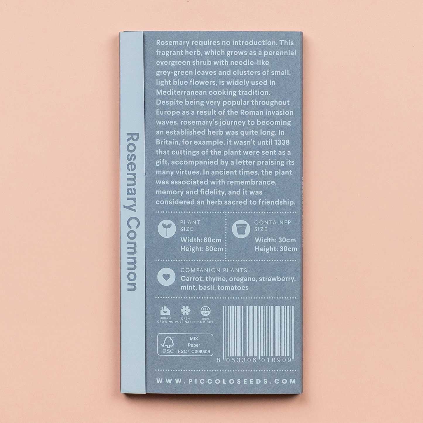 Ystävyyden pyhä yrtti, Rosmariini - Rosemary Common