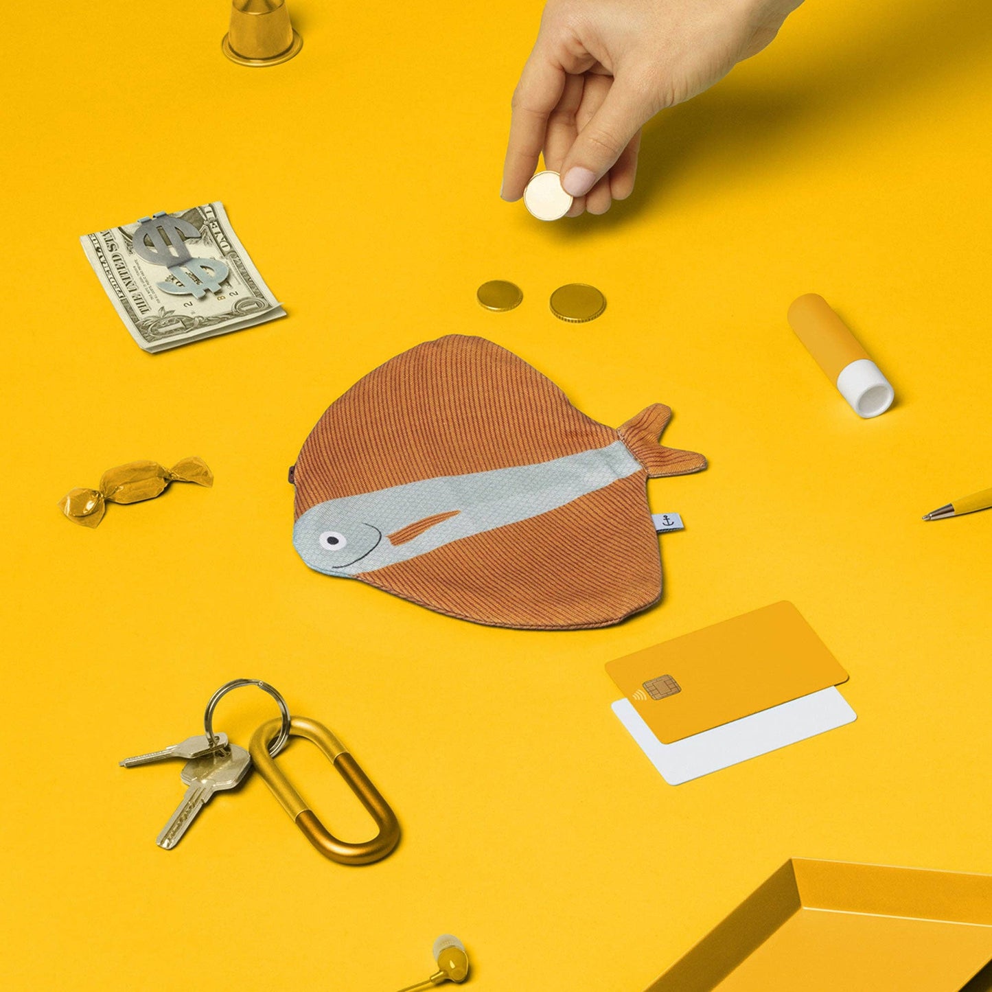 Fanfish - oranssi viuhkalala