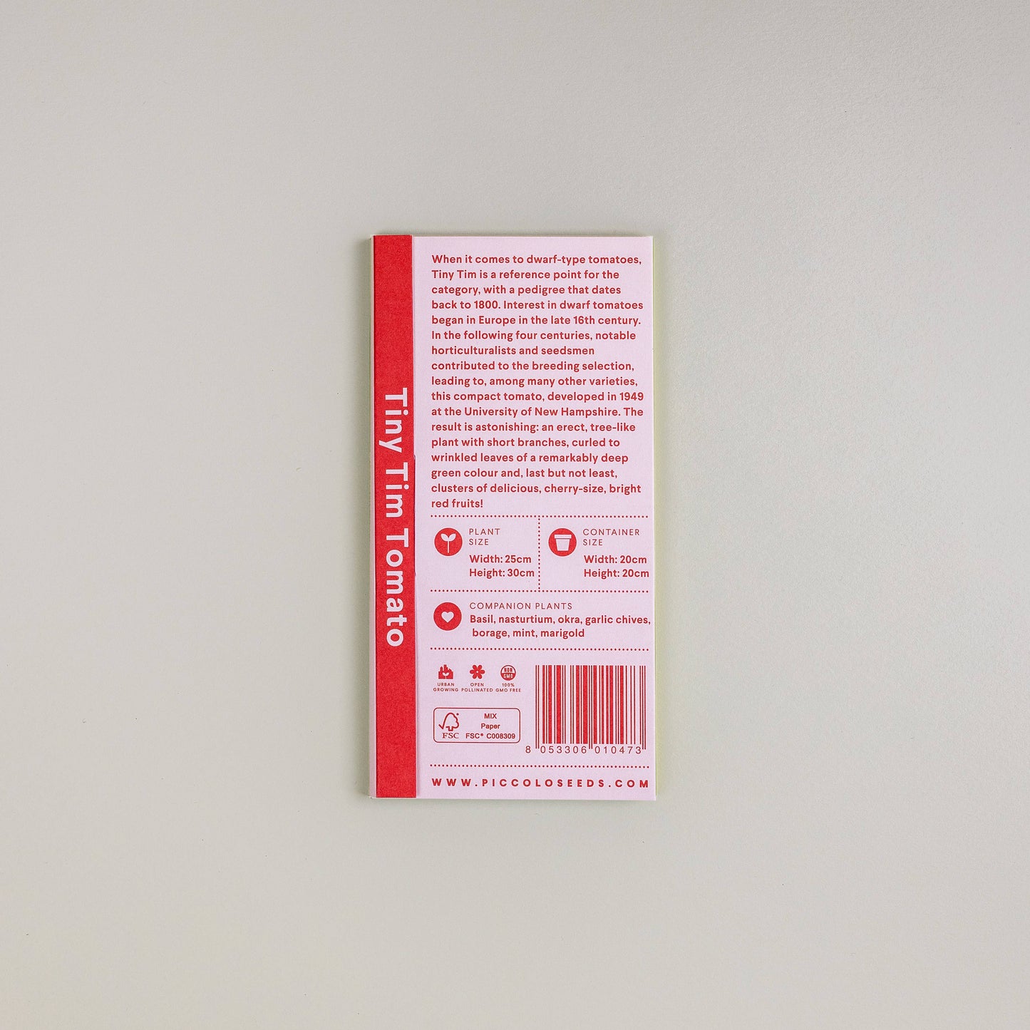 Tomaatti Tiny Tim- "Not the ukulele player, but nevertheless a classic"