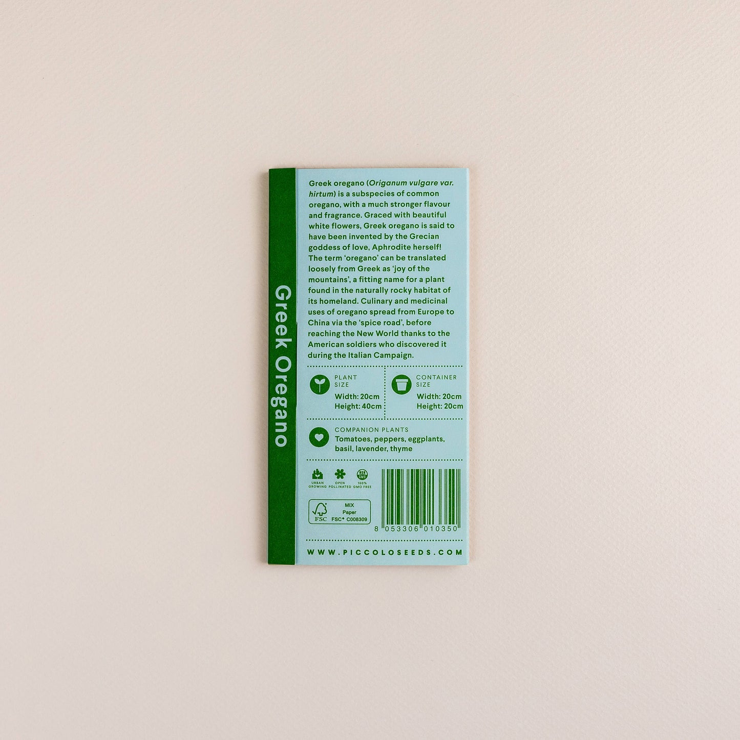 Vuorten ilo  rakkauden jumalattaren tapaan - Kreikkalainen oregano