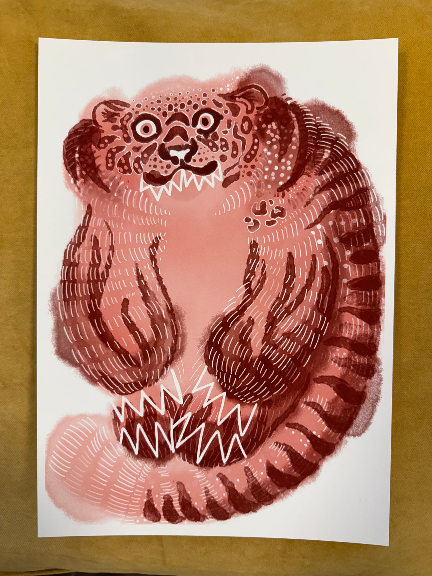 Paniikissa POD-tilaus  Fine Art Giclée-print